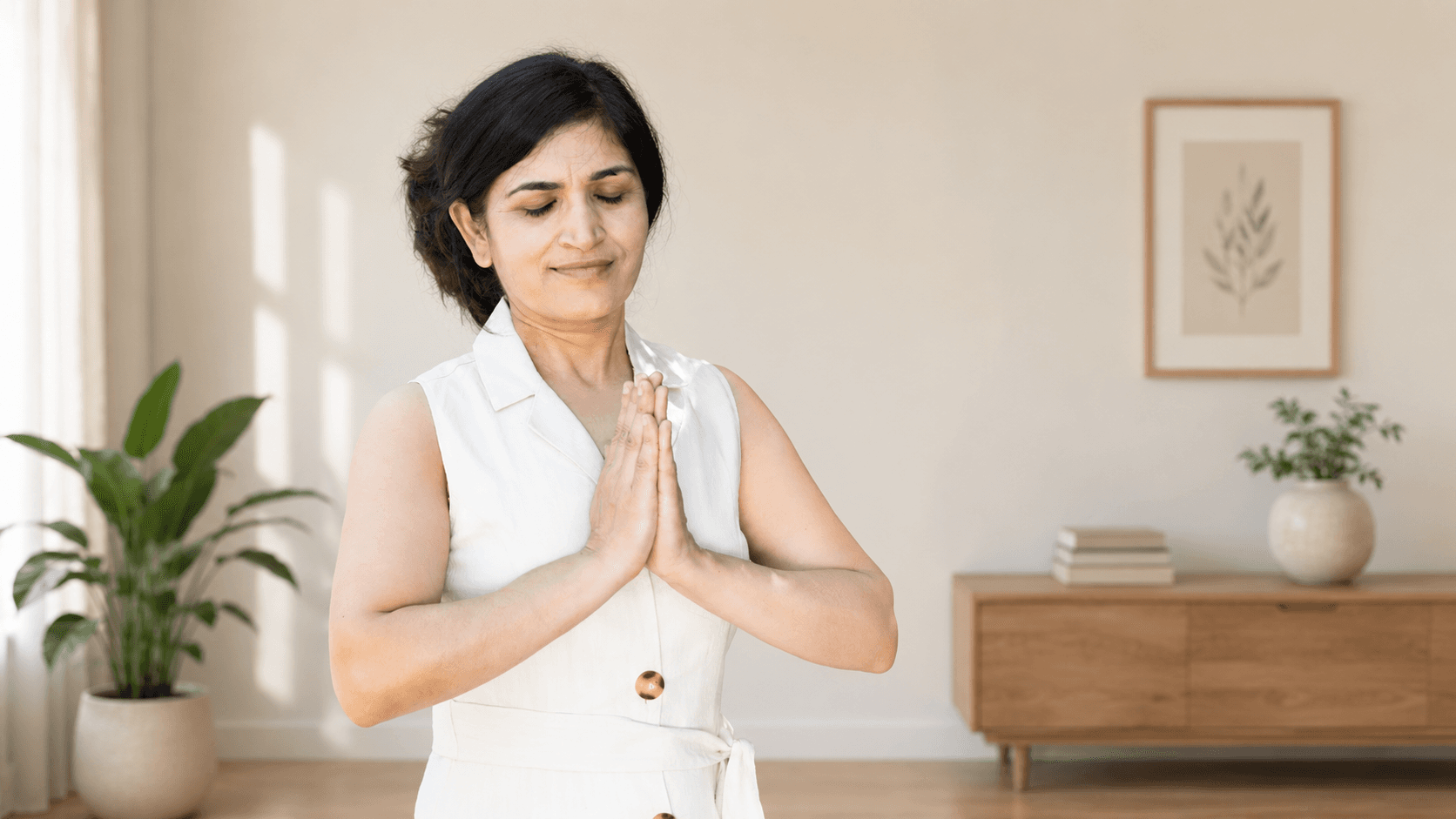 Reena in a healing session